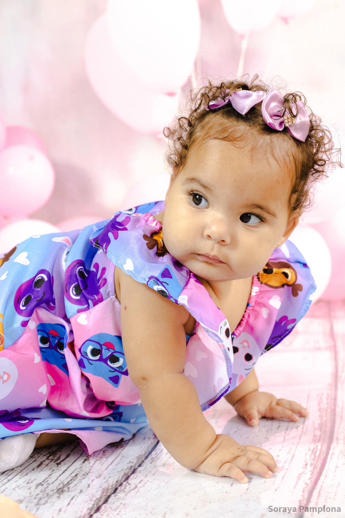 Ensaio Infantil de Aniversário 1 Ano da Maitê no Varanda Studio