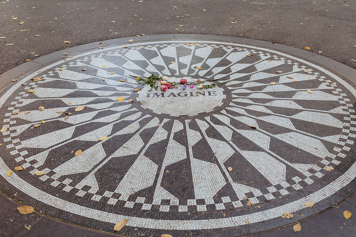 John Lennon Strawberry Fields memorial
