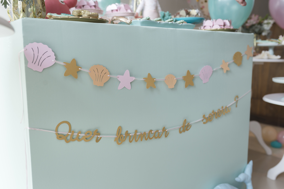 festa sereia 2 anos infantil petite partie papelaria ilustrada