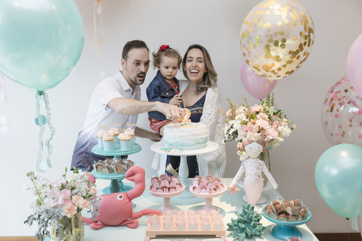 festa sereia 2 anos infantil petite partie