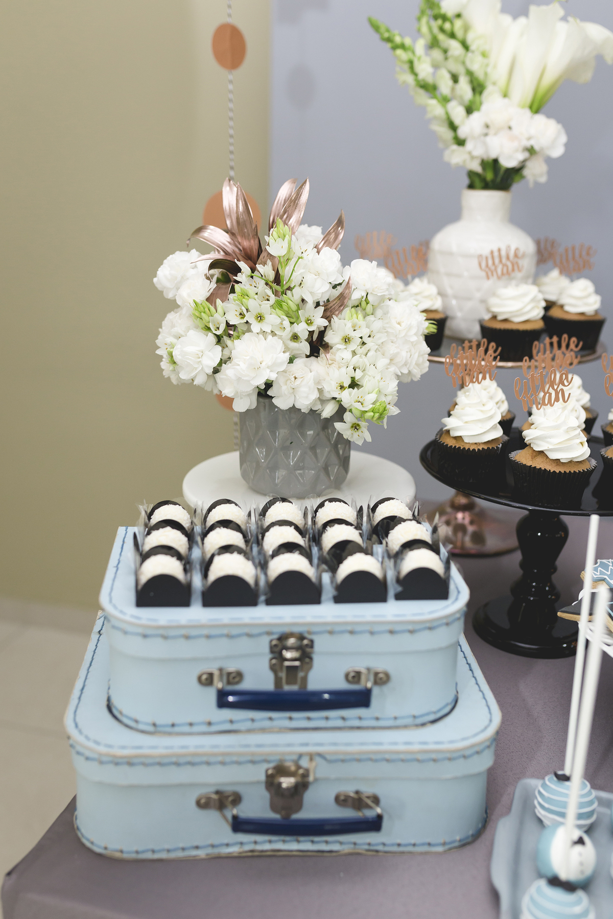 festa bebê 1 ano little man petite partie doces tammy montagna