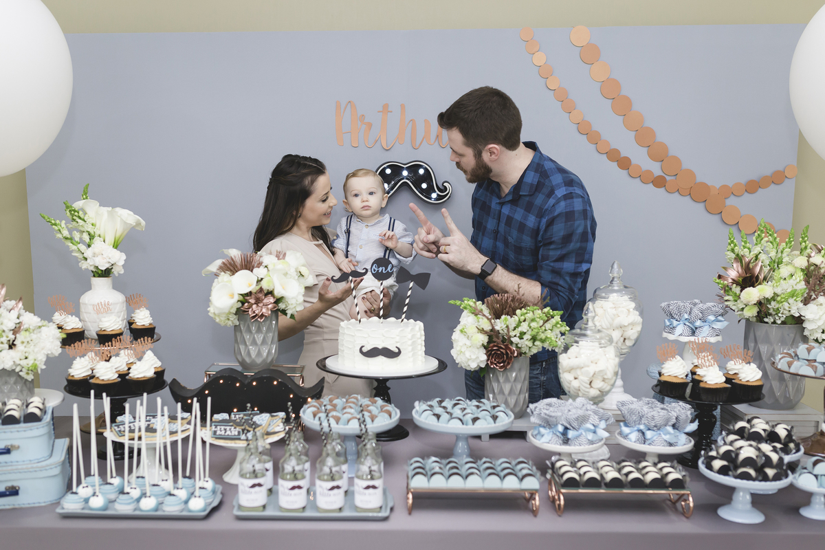 festa bebê 1 ano little man petite partie são bernardo do campo