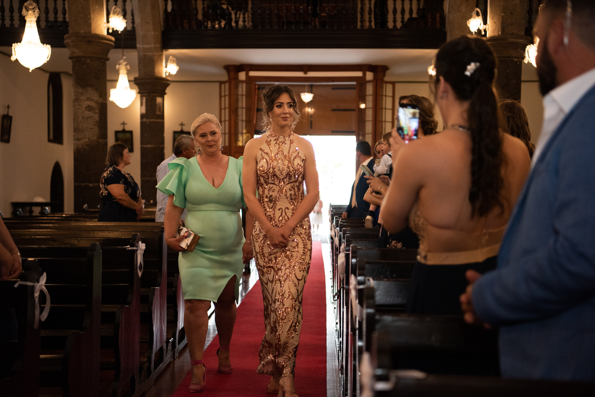 entrada das madrinhas