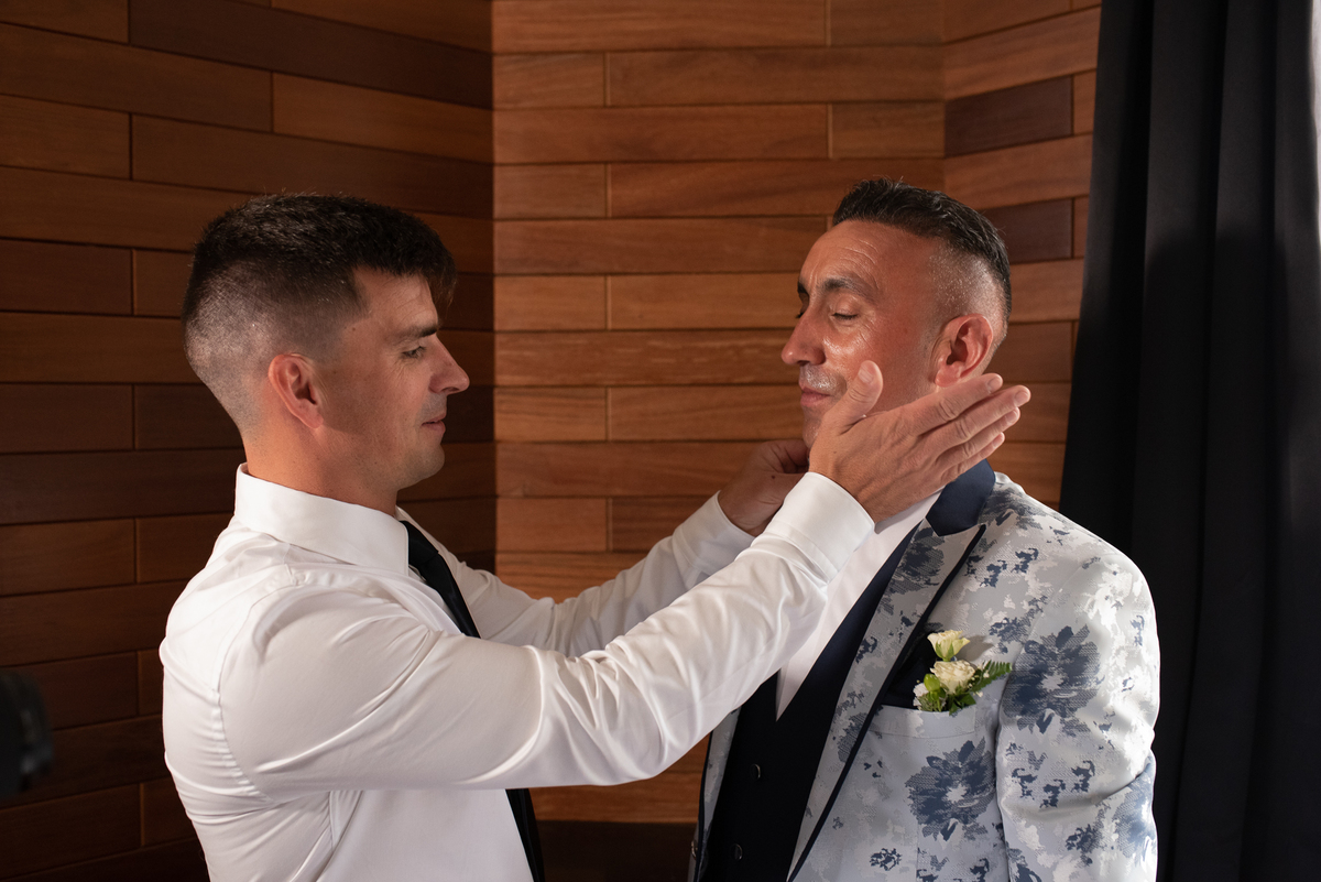 noivo  batendo no padrinho