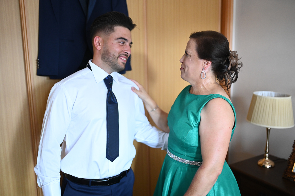 sorriso de mae e filho