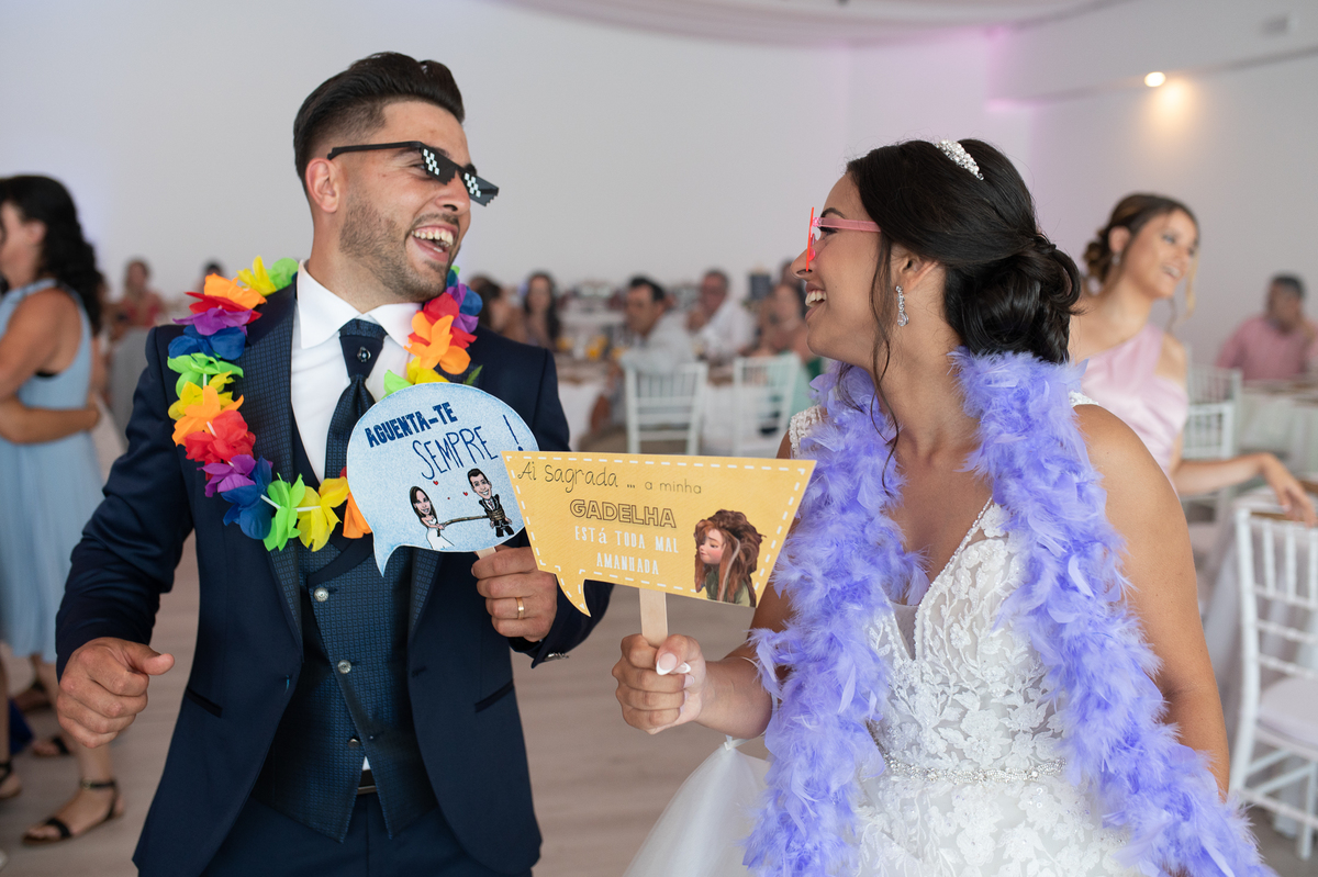 animação dos noivos