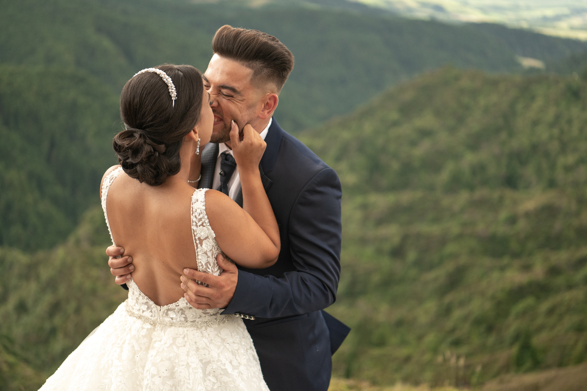 pós-casamento Noivos queridos