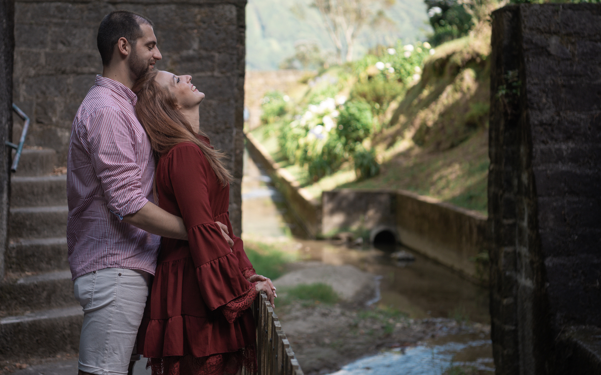 casal pelos encantos de sete cidades 
Fotografo de casamento  Açores