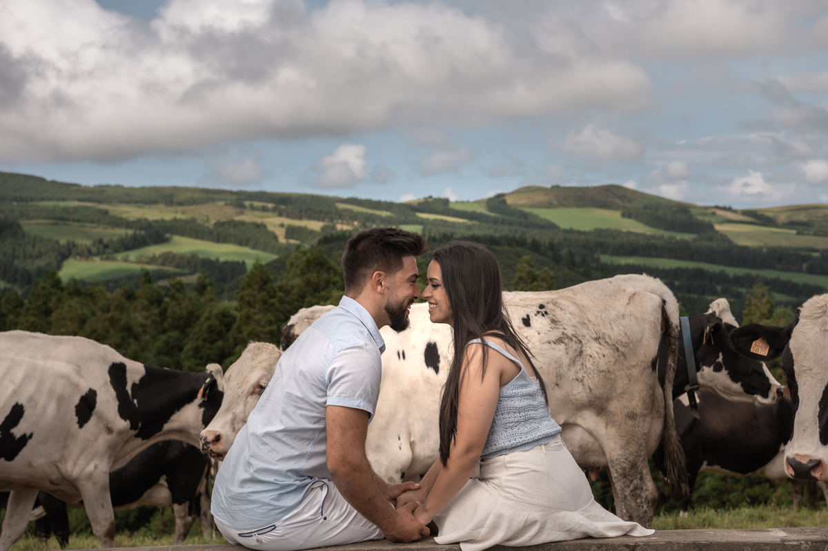 olhares Pre-casamento Casal lindo Sao Miguel Açores 