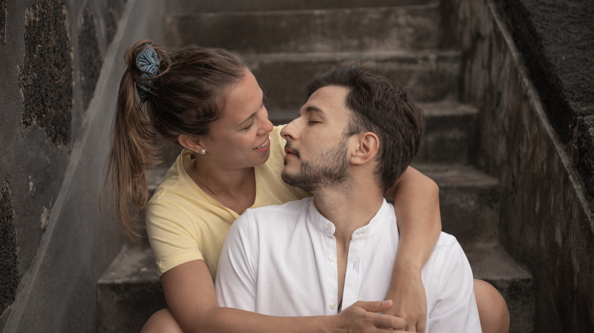 namorado esperar do beijo  Ilha do Pico 