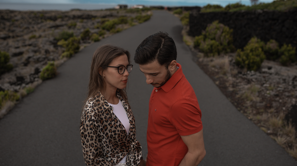 vermelho e a cor da paixão deles Ilha do Pico 