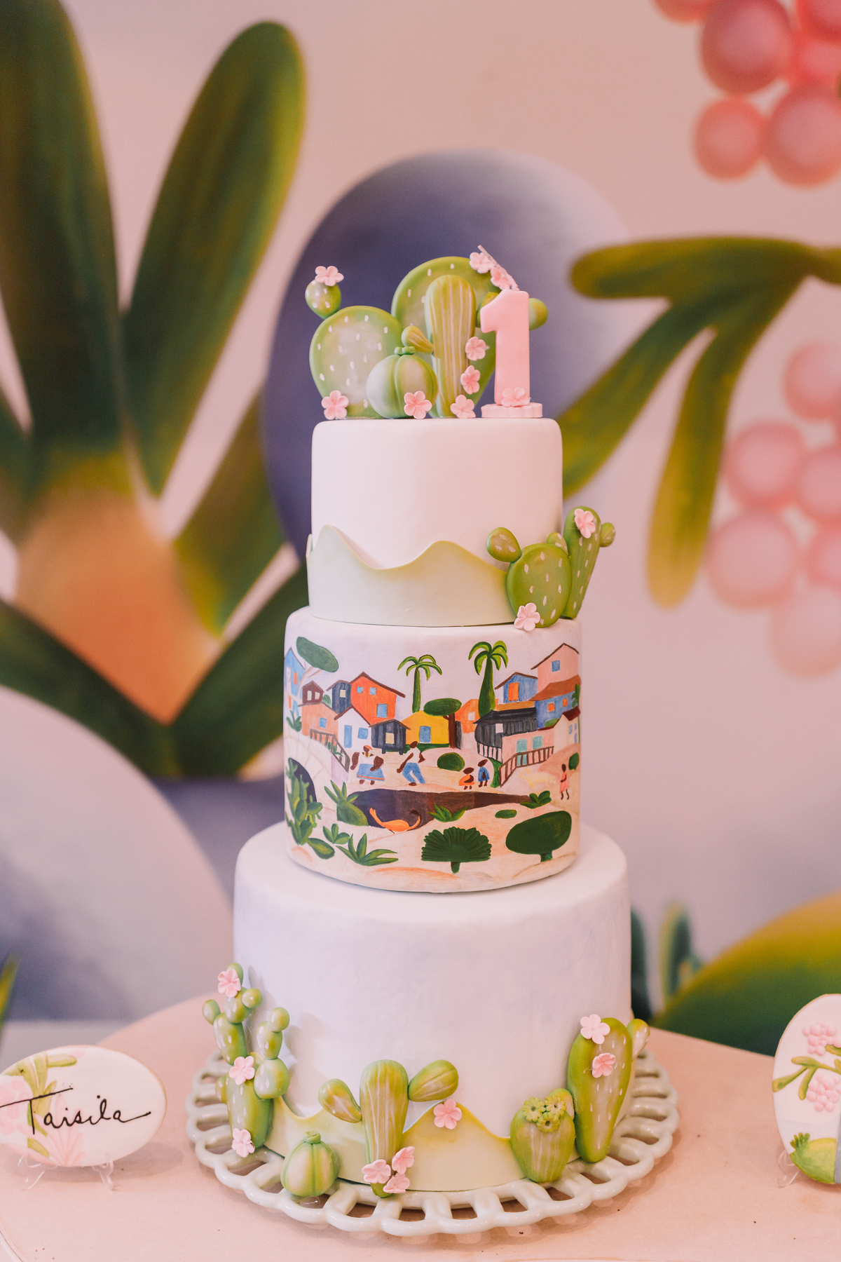 decoracao festa infantil ribeirao preto telma ferreira buffet casa amarela boulevard festa de menina tarsila do amaral familia anga bolo decorado