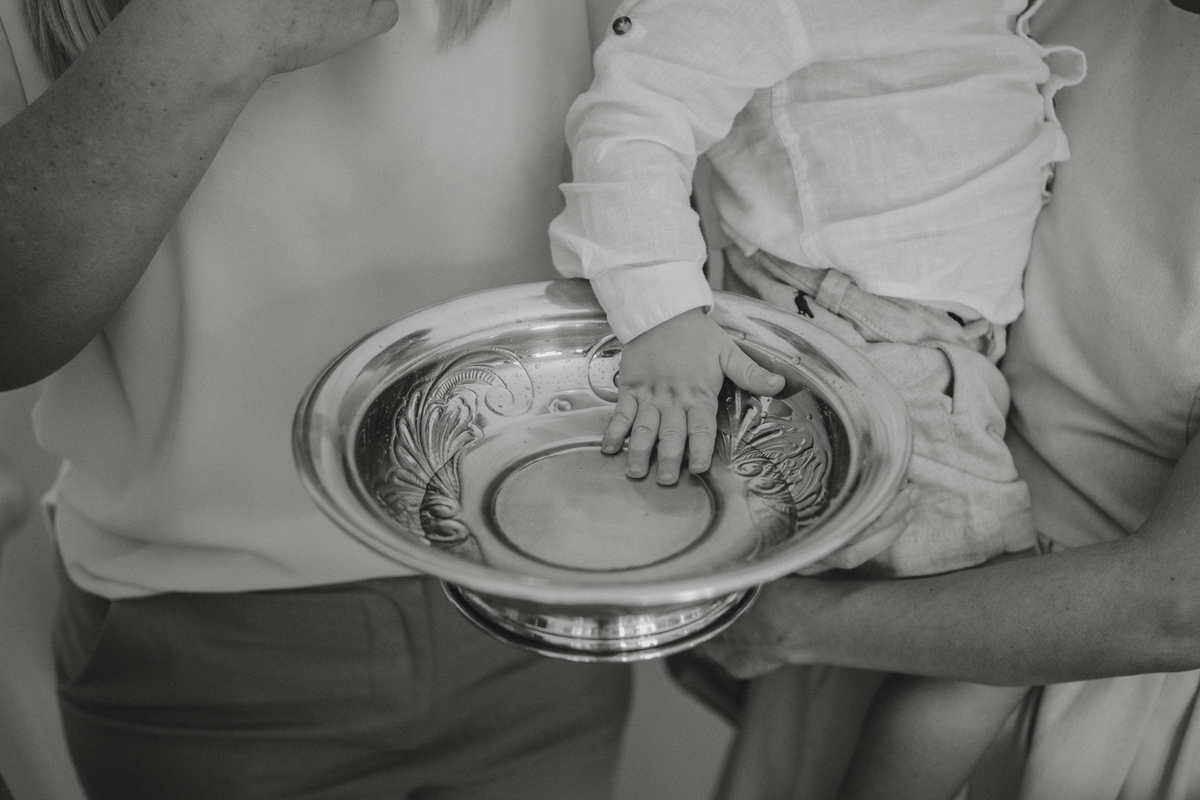 decoração de batismo / batizado em ribeirão preto feito em casa de menino
