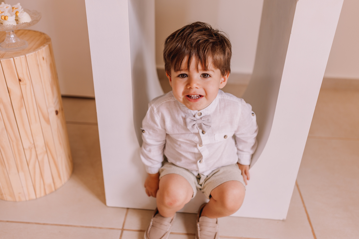 decoração de batismo / batizado em ribeirão preto feito em casa de menino