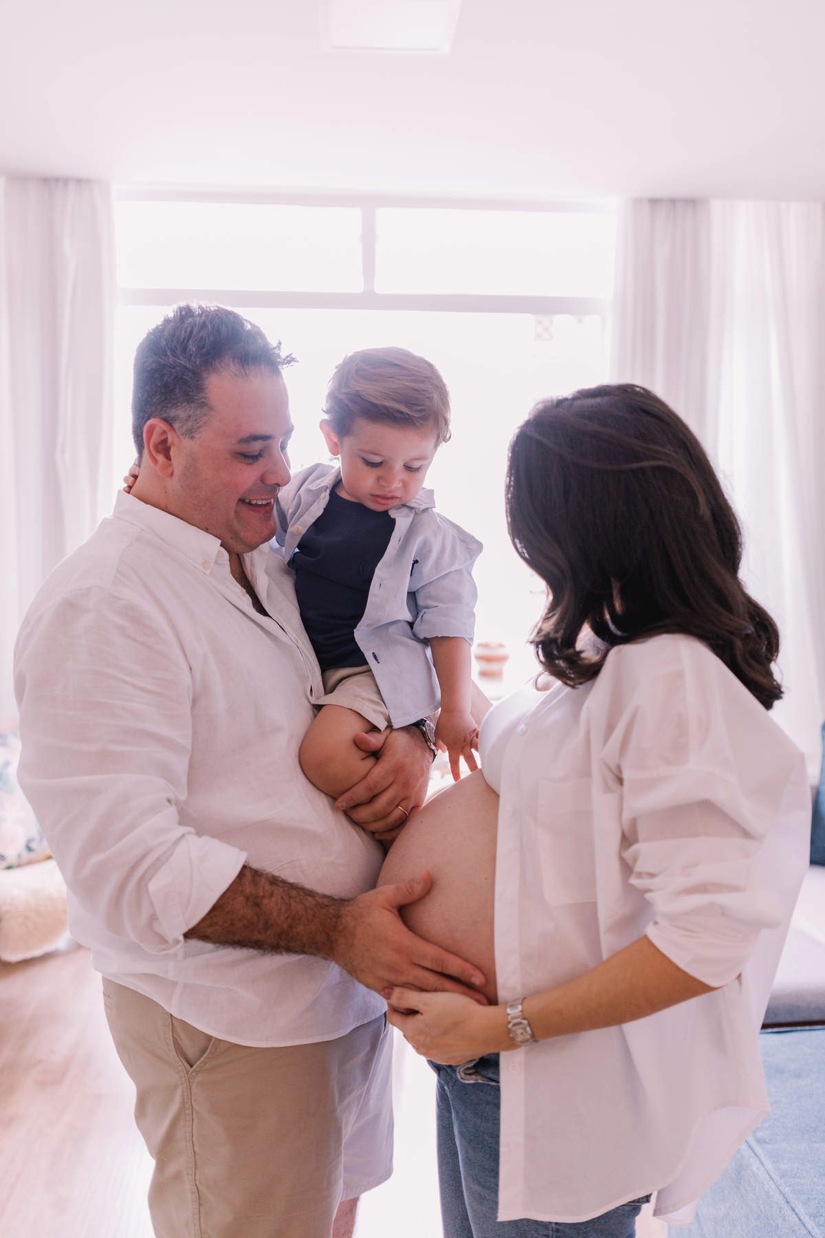 ensaio gestante em casa segundo filho