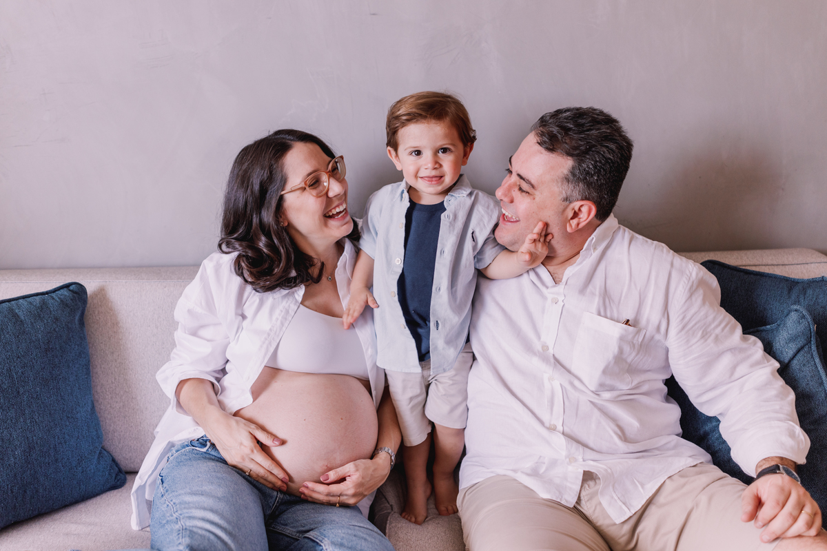 ensaio gestante em casa segundo filho
