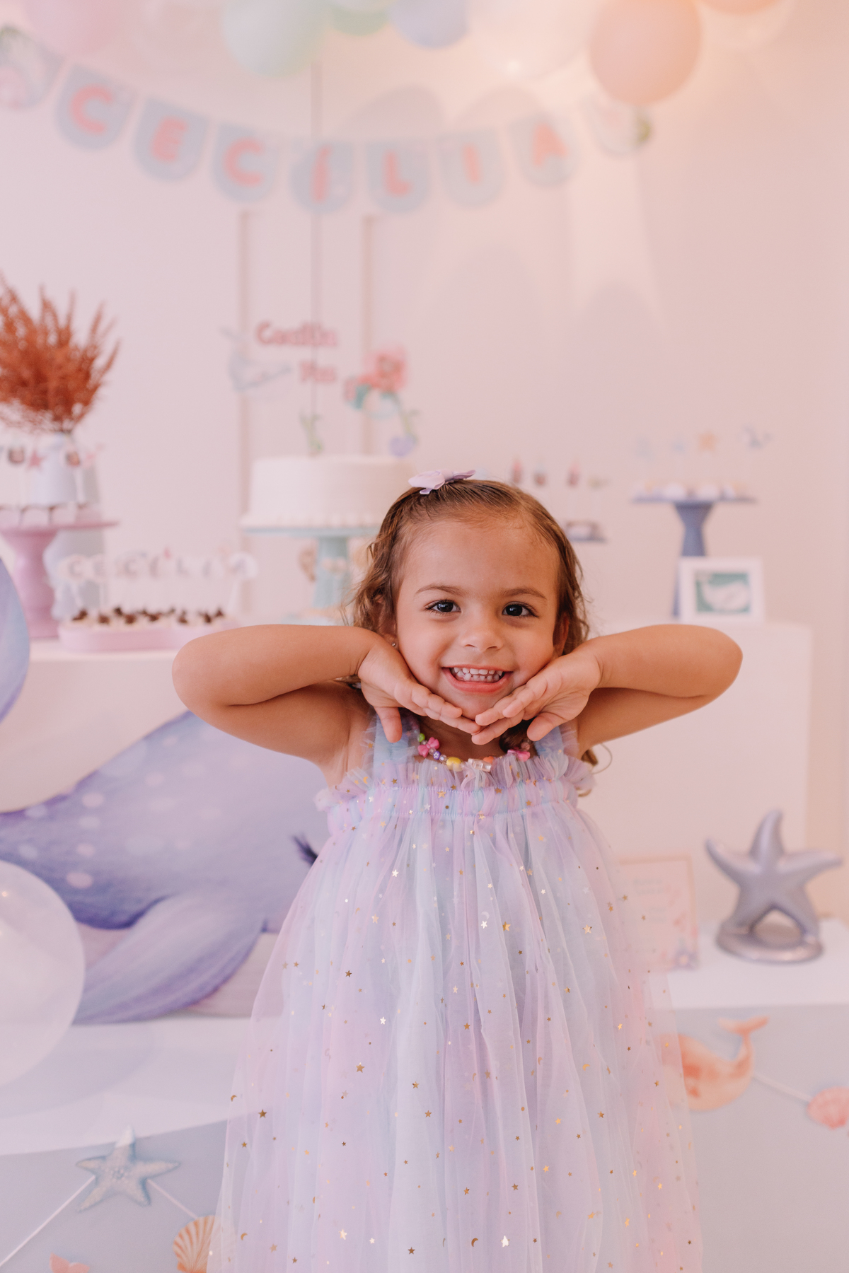 decoração afetiva ribeirão preto festa em casa brunch baleia em aquarela