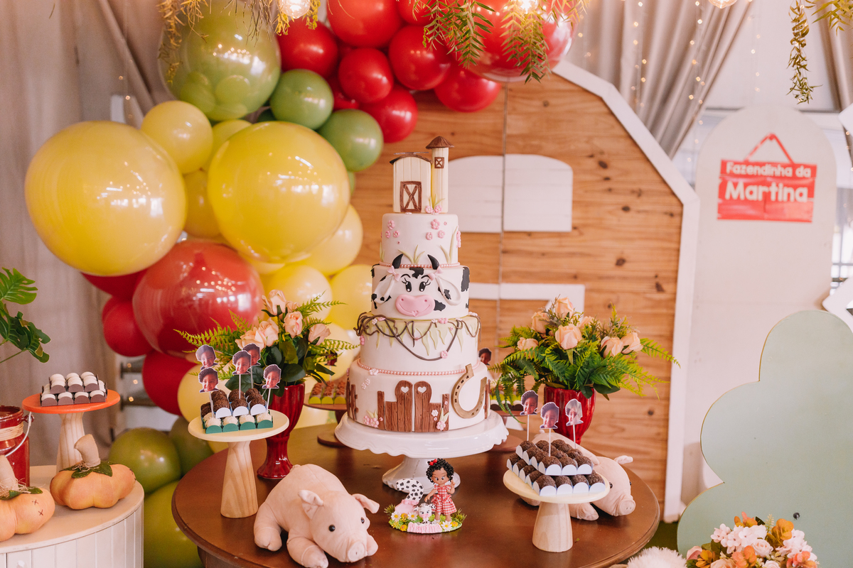 aniversario decoração tema fazendinha menina 2 anos