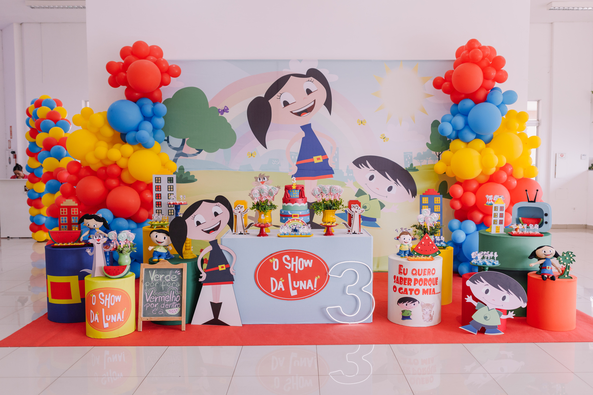 festa infantil decoração tema show da luna no tejota buffet infantil em sertãozinho brincadeiras e recreação infantil