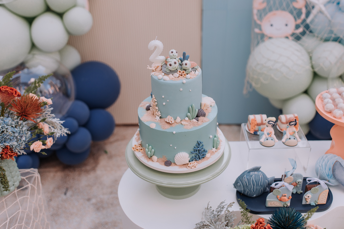 festa de gêmeos decoração fundo do mar área de laser ribeirao preto 