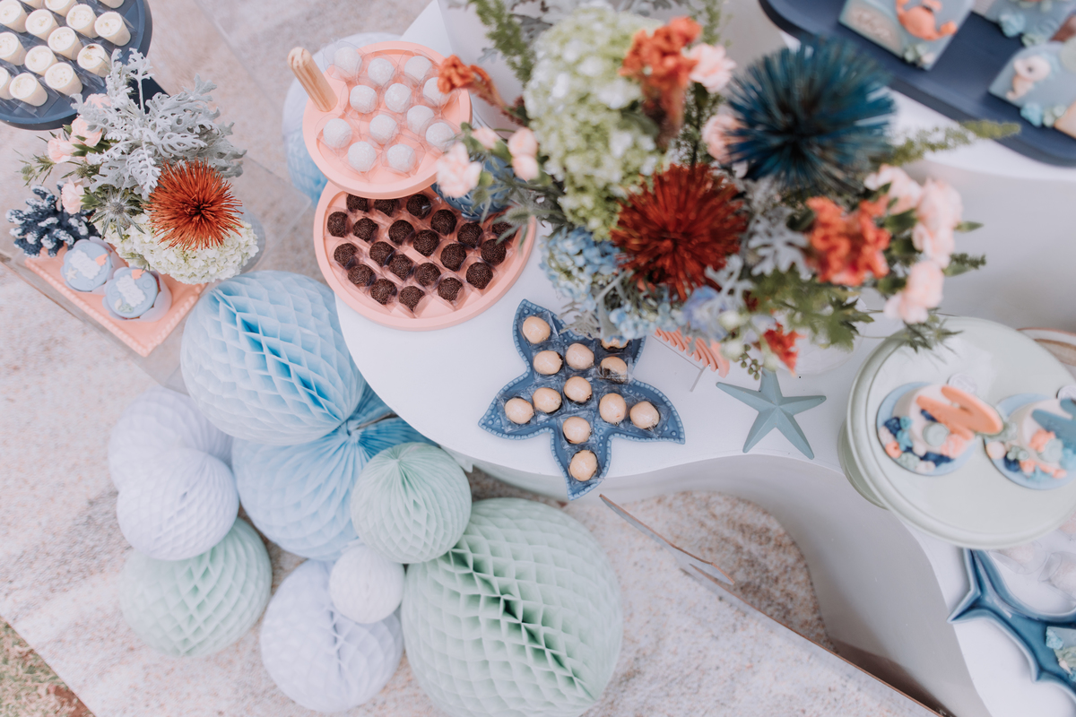 festa de gêmeos decoração fundo do mar área de laser ribeirao preto 