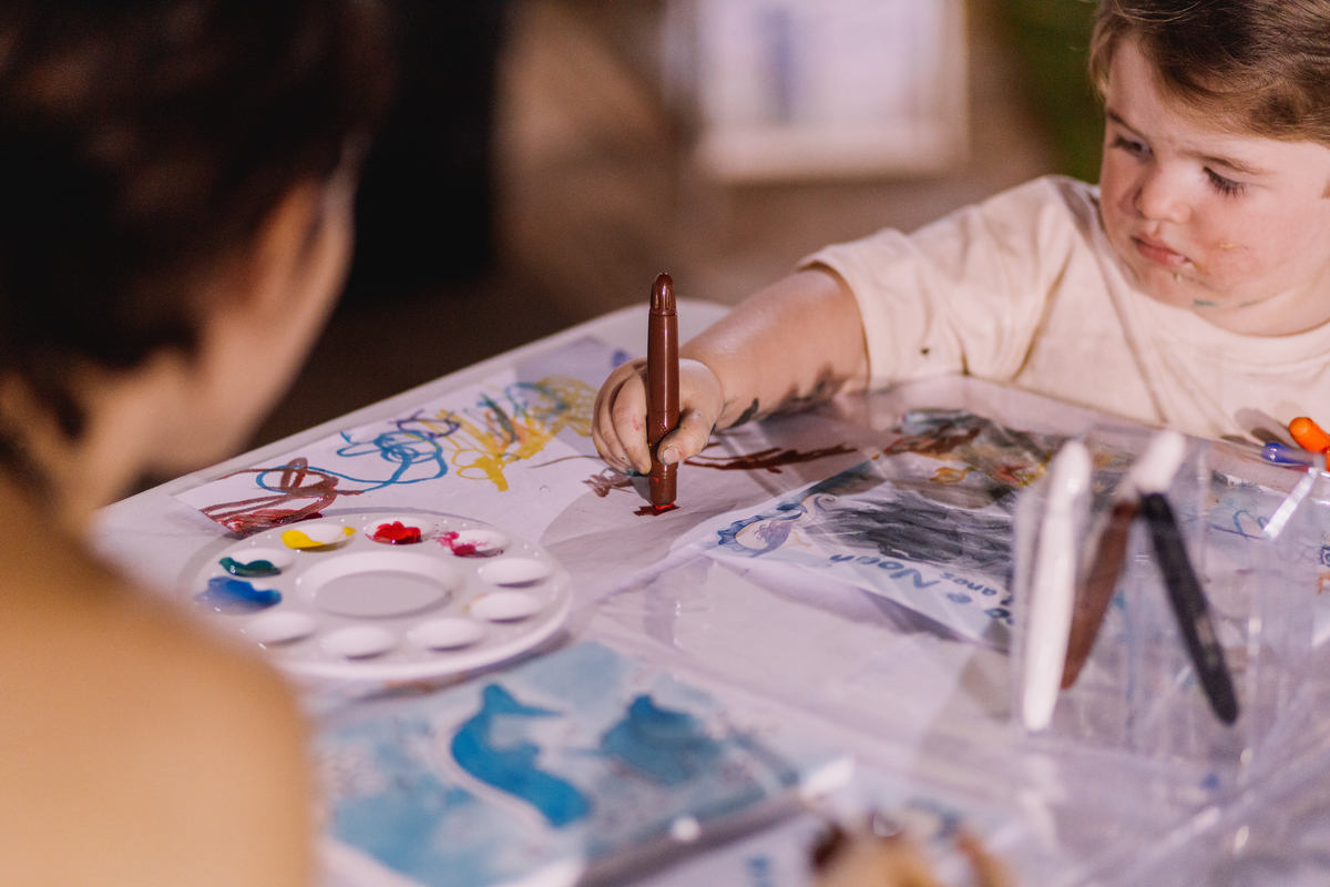 festa de gêmeos decoração fundo do mar área de laser ribeirao preto oficina de pintura playfun