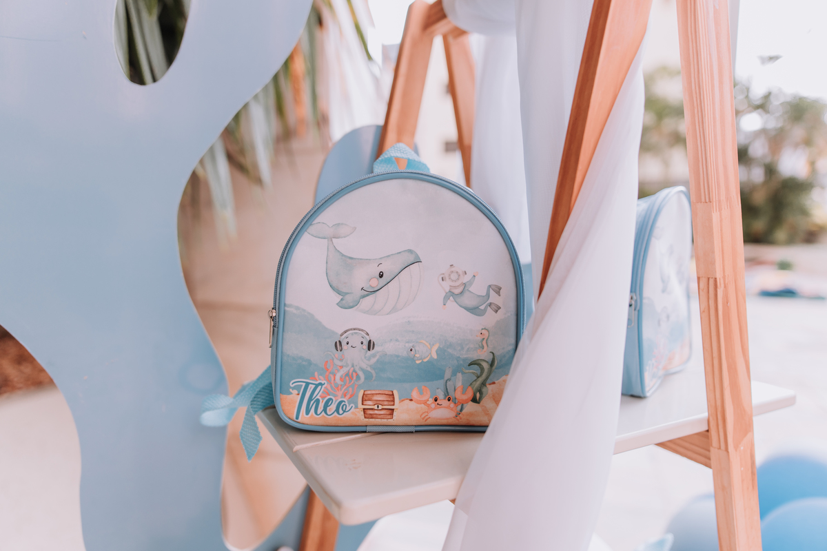 festa de gêmeos decoração fundo do mar área de laser ribeirao preto 