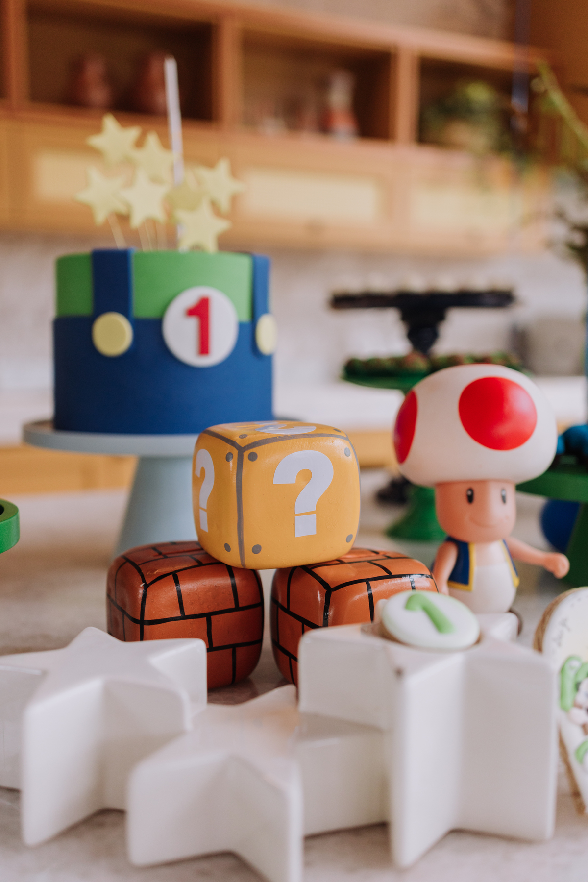 decoração festa mario e luigi