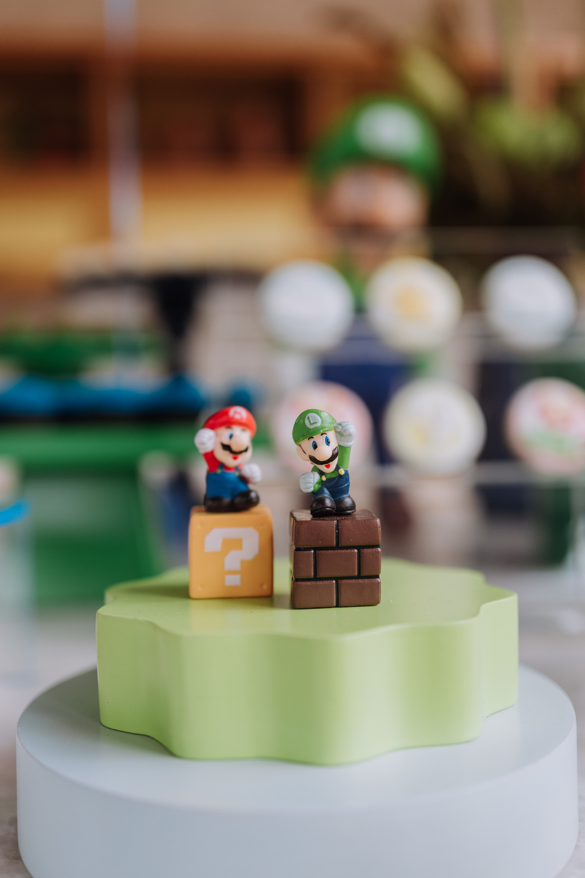decoração festa mario e luigi