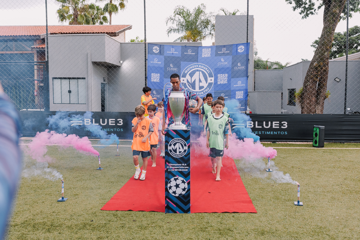 festa de menino 8 anos com o tema futebol