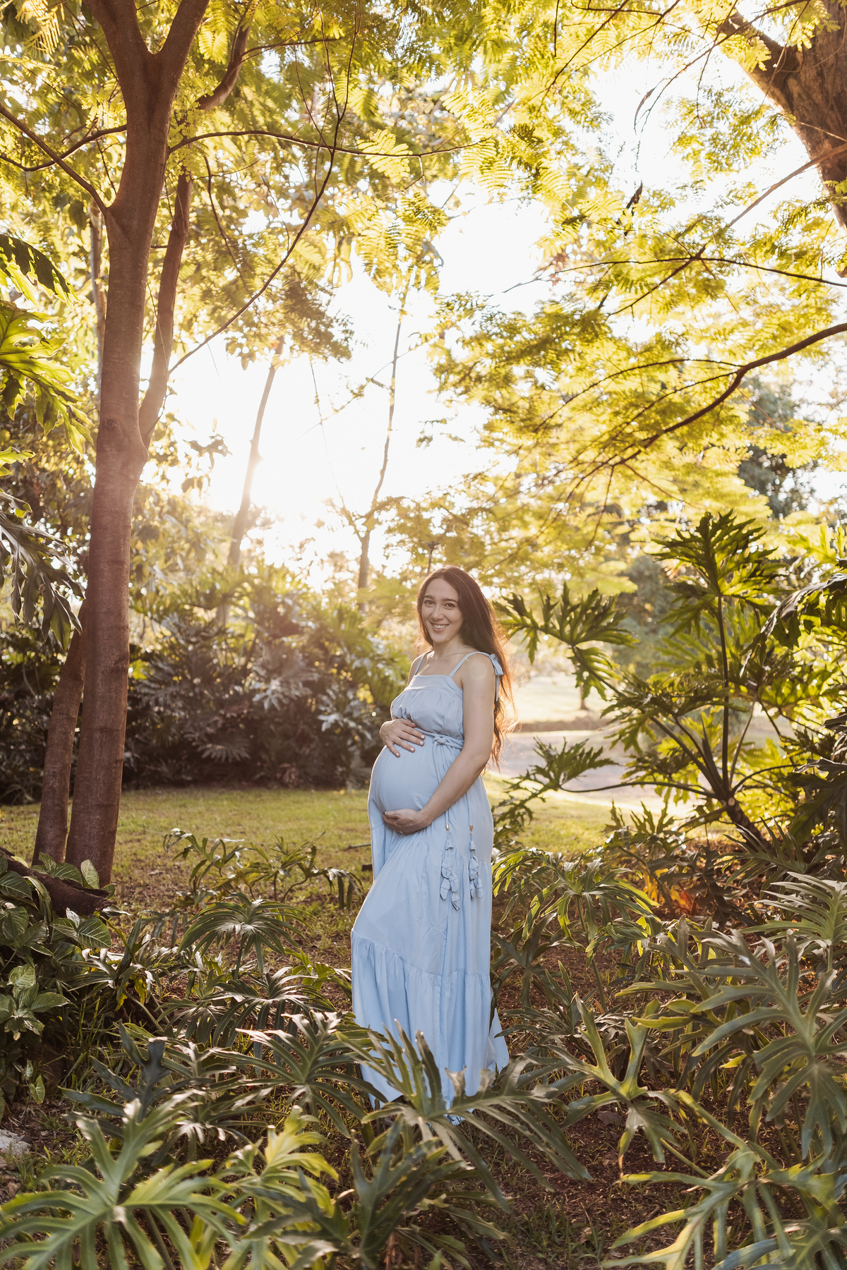 ensaio externo gestante gravida amigas espaço bella cita ribeirao preto por do sol