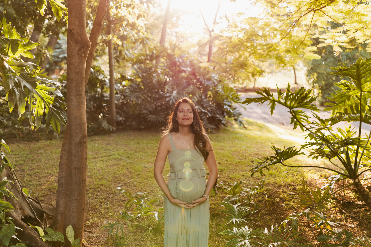 ensaio externo gestante gravida amigas espaço bella cita ribeirao preto por do sol