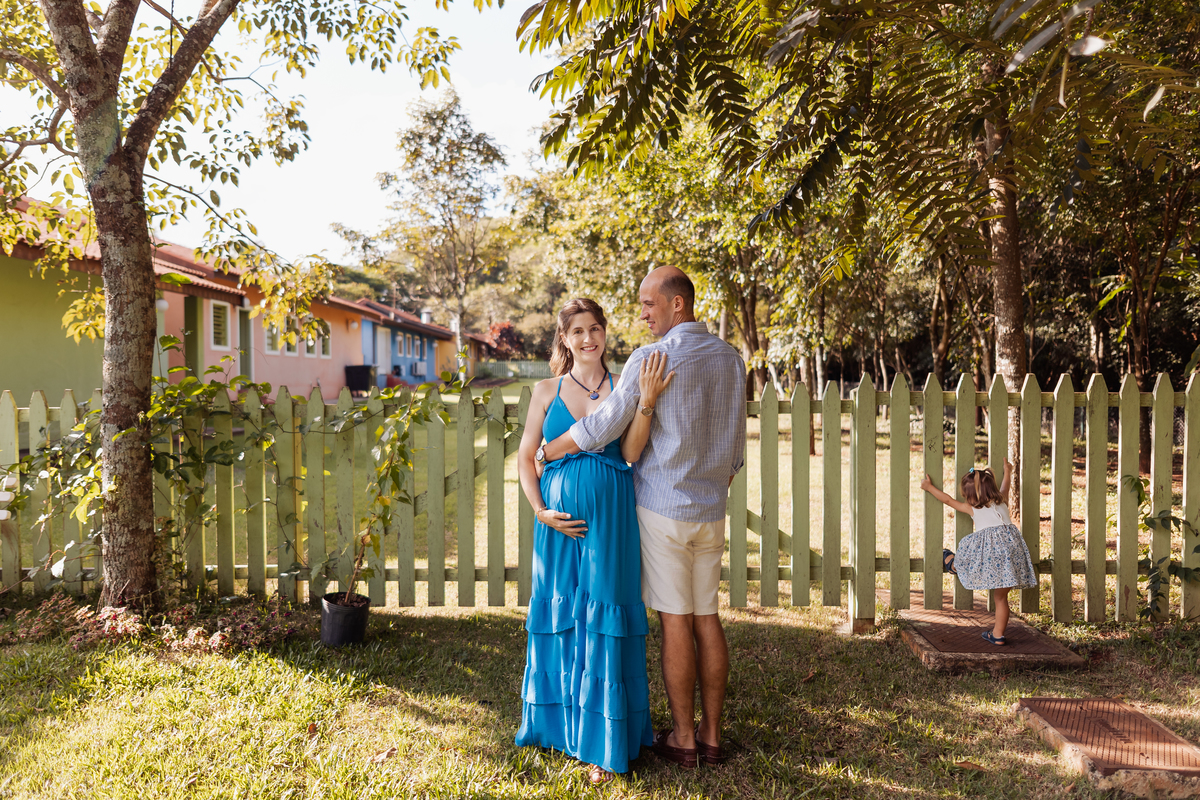 ensaio de gestante externo final de tarde fazenda santa maria ribeirao preto 