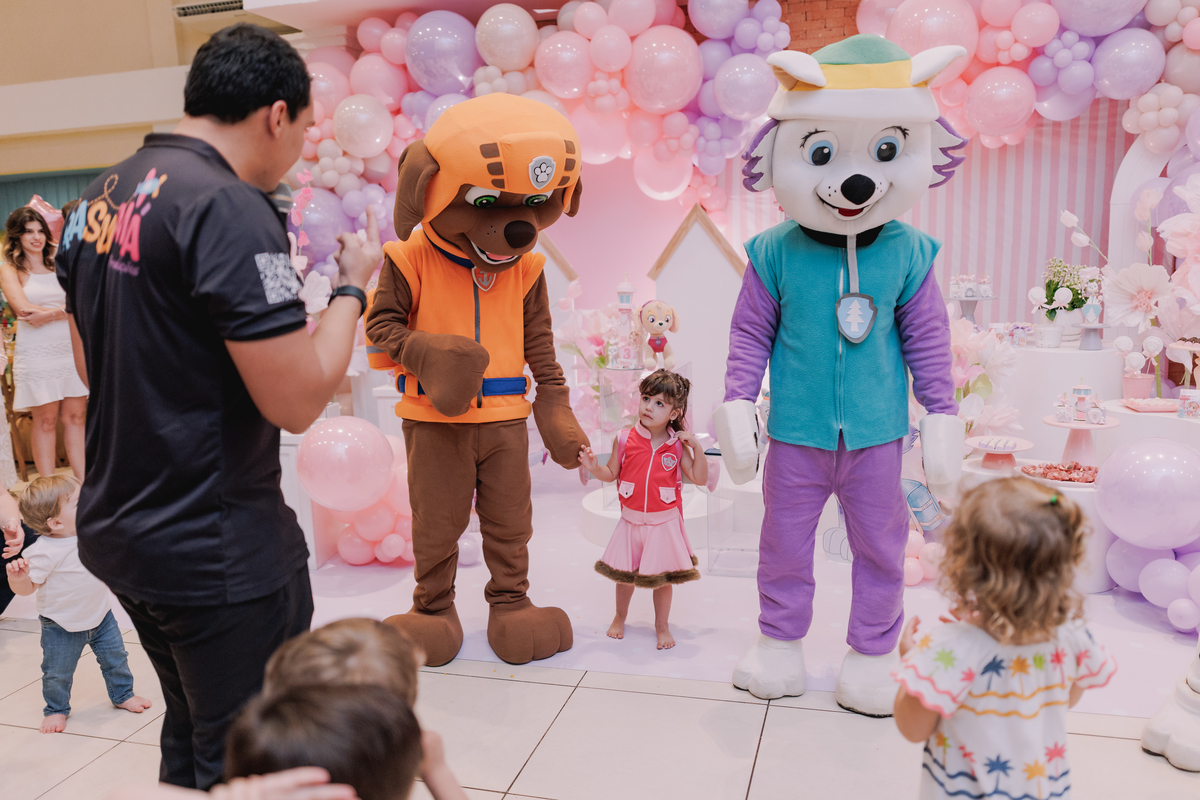 festa infantil buffet casa amarela boulevard ribeirao preto toma patrulha canina menina personagens rassuma