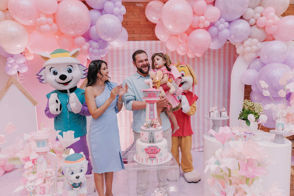 festa infantil buffet casa amarela boulevard ribeirao preto toma patrulha canina menina