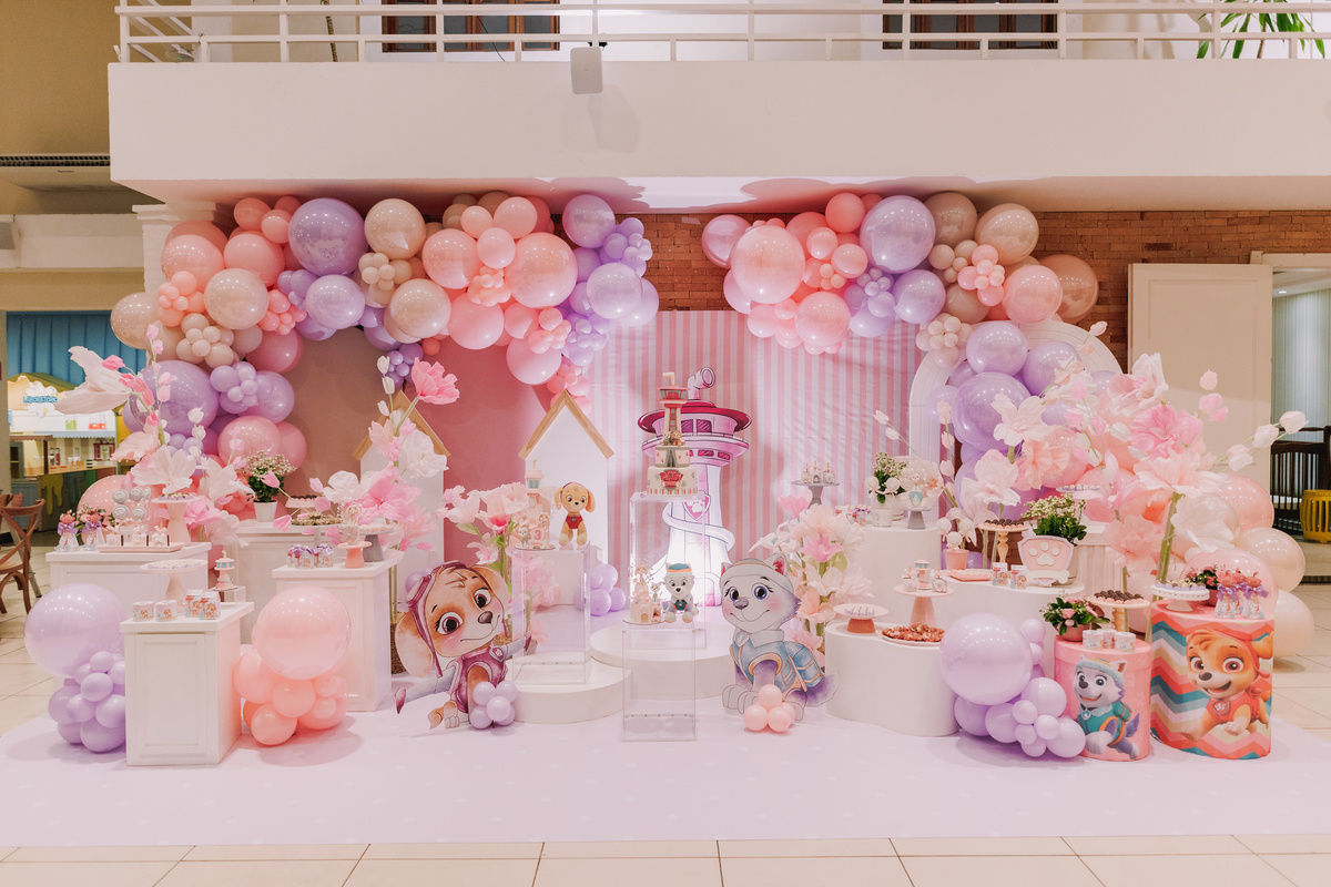 festa infantil buffet casa amarela boulevard ribeirao preto toma patrulha canina menina