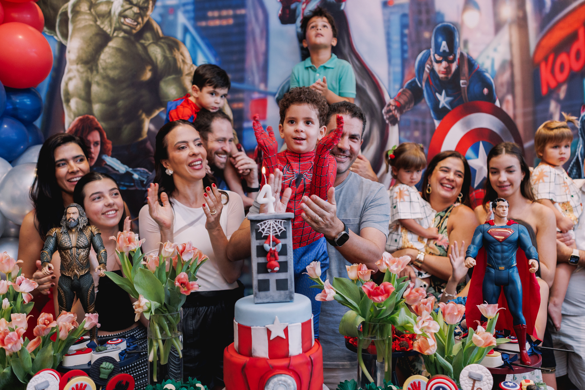 festa infantil decoração marvel espaço carambola ribeirão preto decoração santa julia