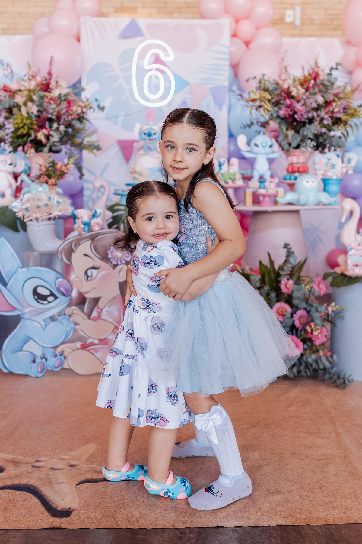 festa infantil de menina decoração tema Lilo e Stitch espaço carambola ribeirão preto