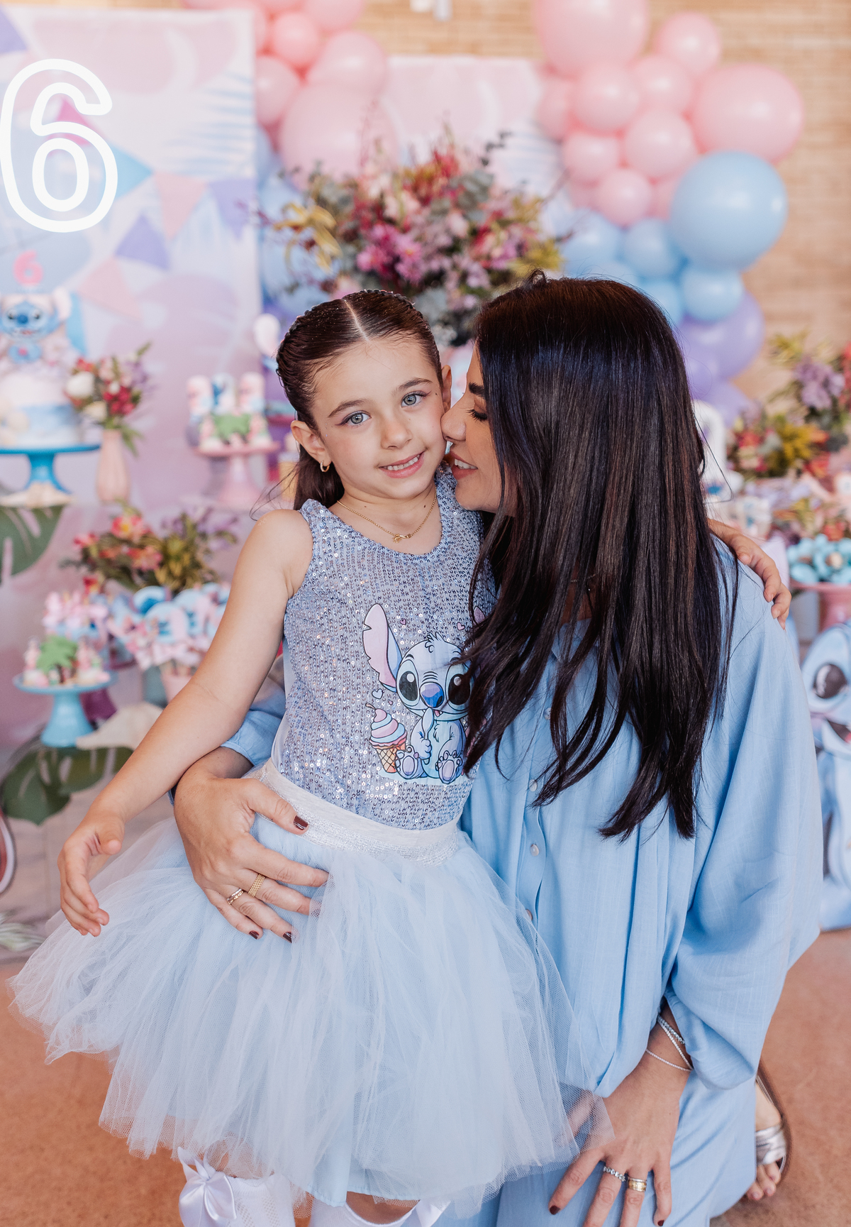 festa infantil de menina decoração tema Lilo e Stitch espaço carambola ribeirão preto