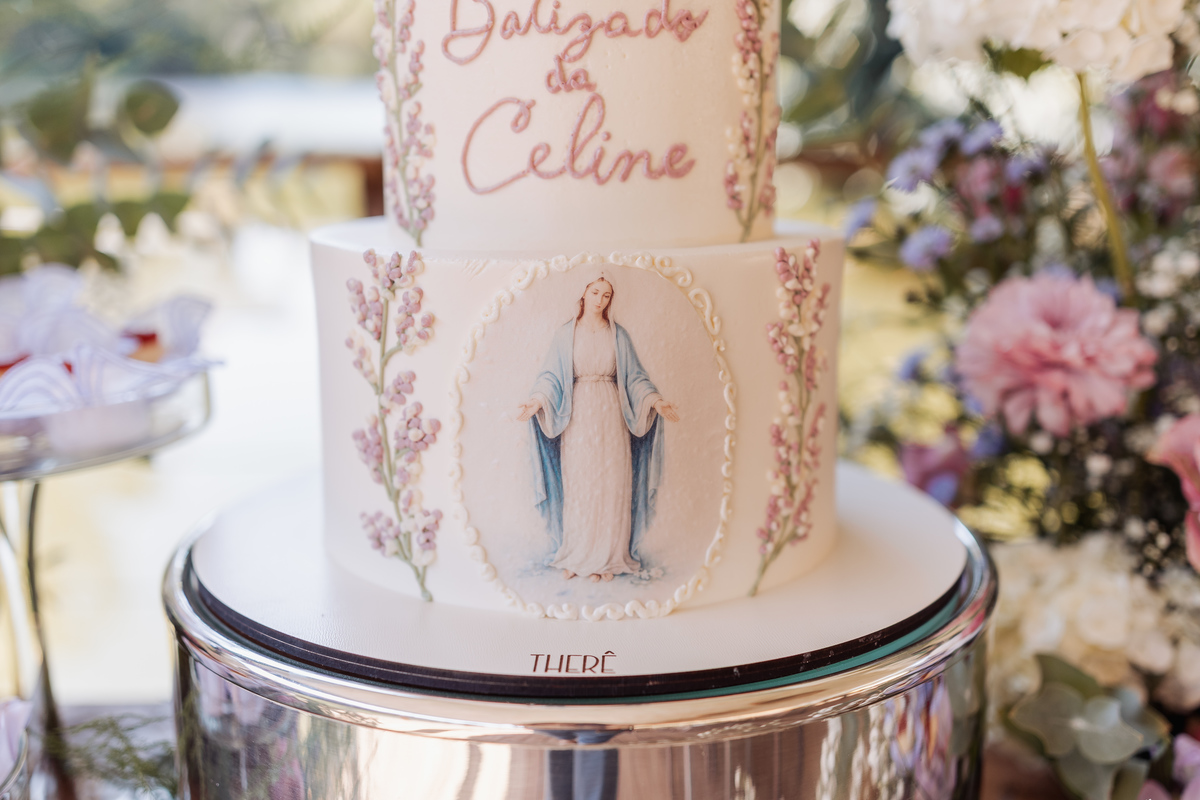batismo restaurante da tulha ribeirao preto bolo decorado nossa senhora