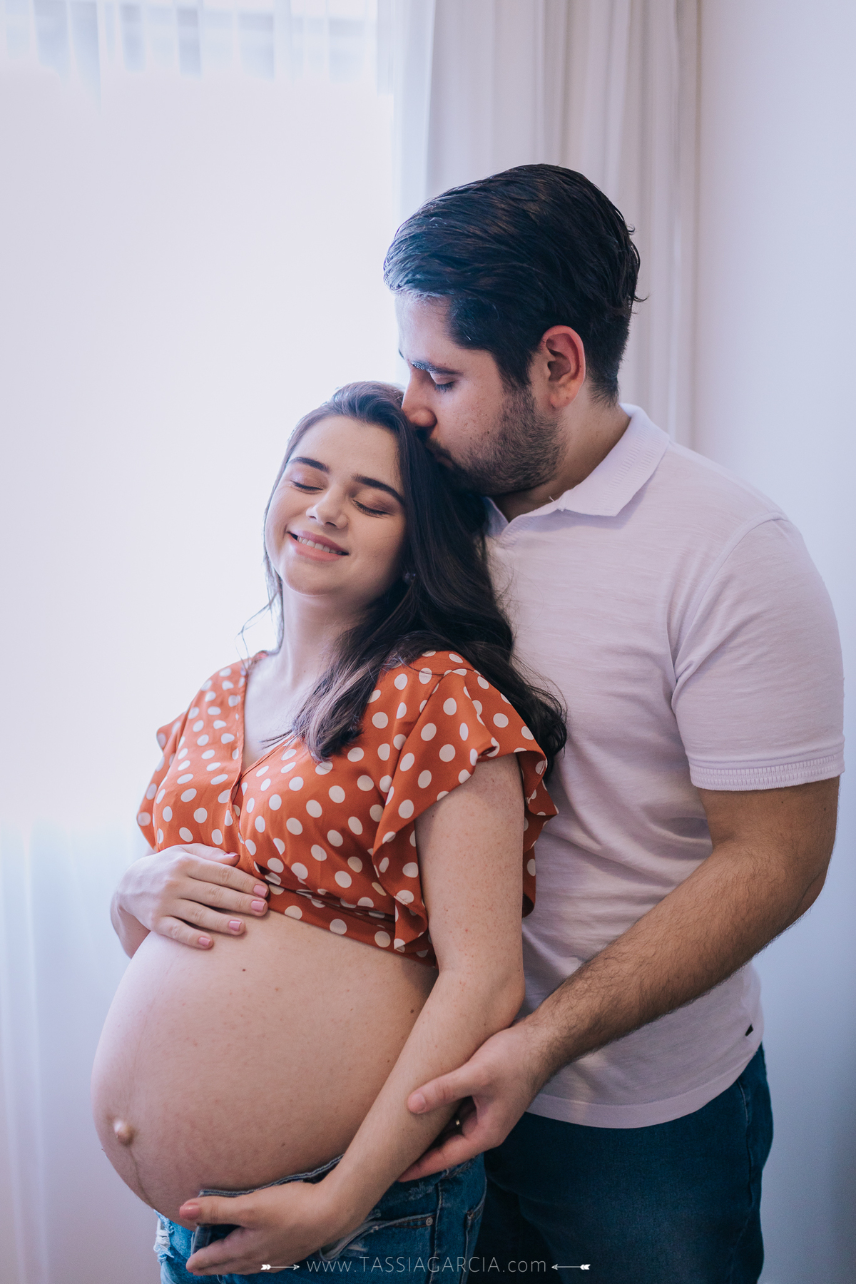 ensaio gestante em quarto de hotel ribeirão preto tassia garcia fotografia