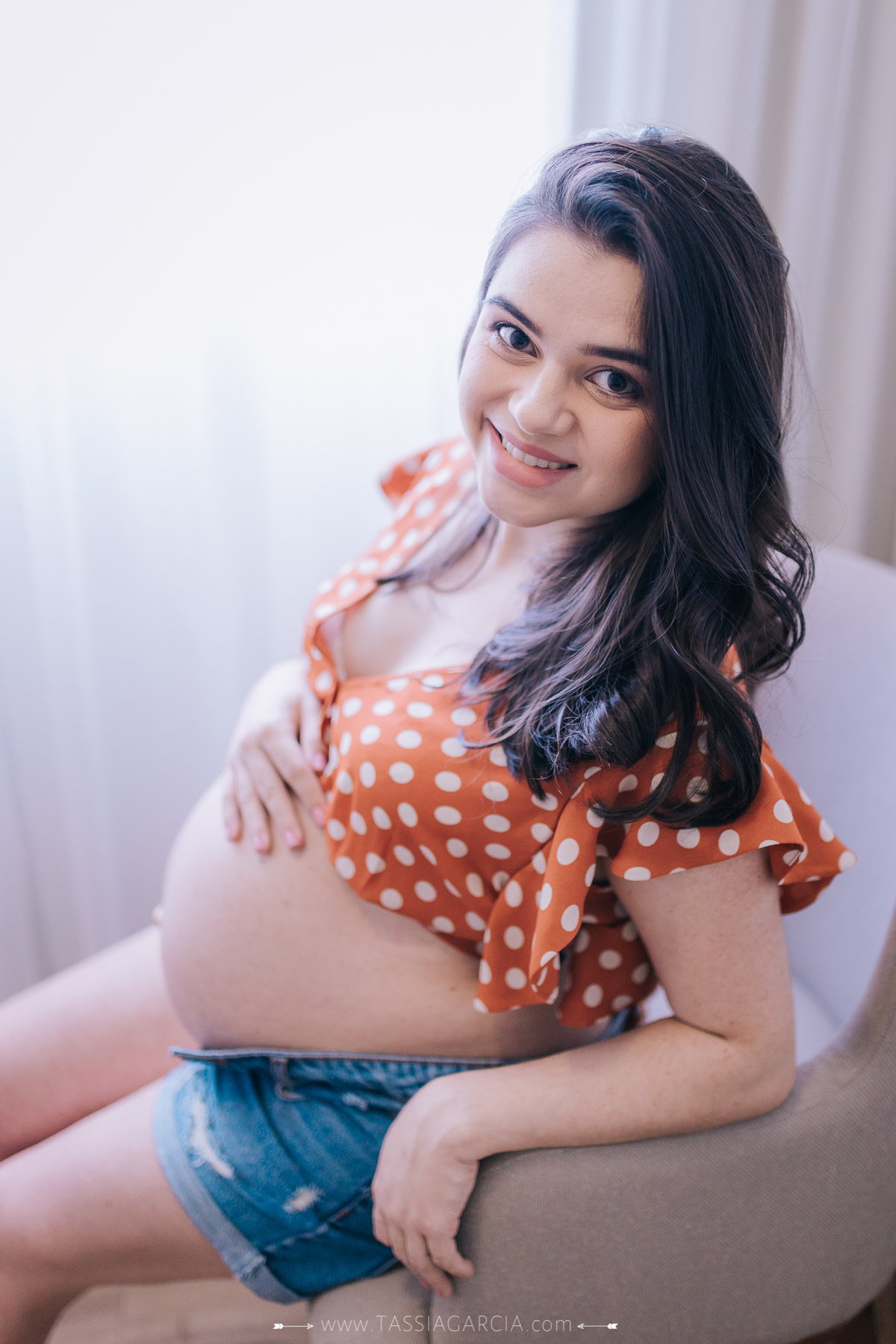 ensaio gestante em quarto de hotel ribeirão preto tassia garcia fotografia
