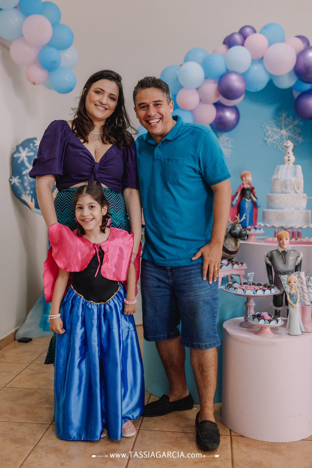 aniversário de 7 anos tema frozen festa em casa ribeirão preto tassia garcia fotografia