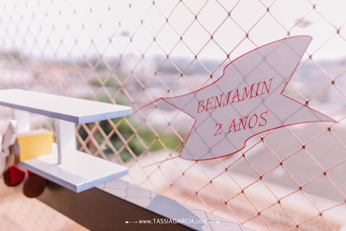 festa em casa com o tema céu, decoração feita pela mãe
