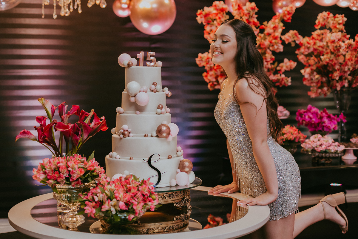 bolo 15 anos