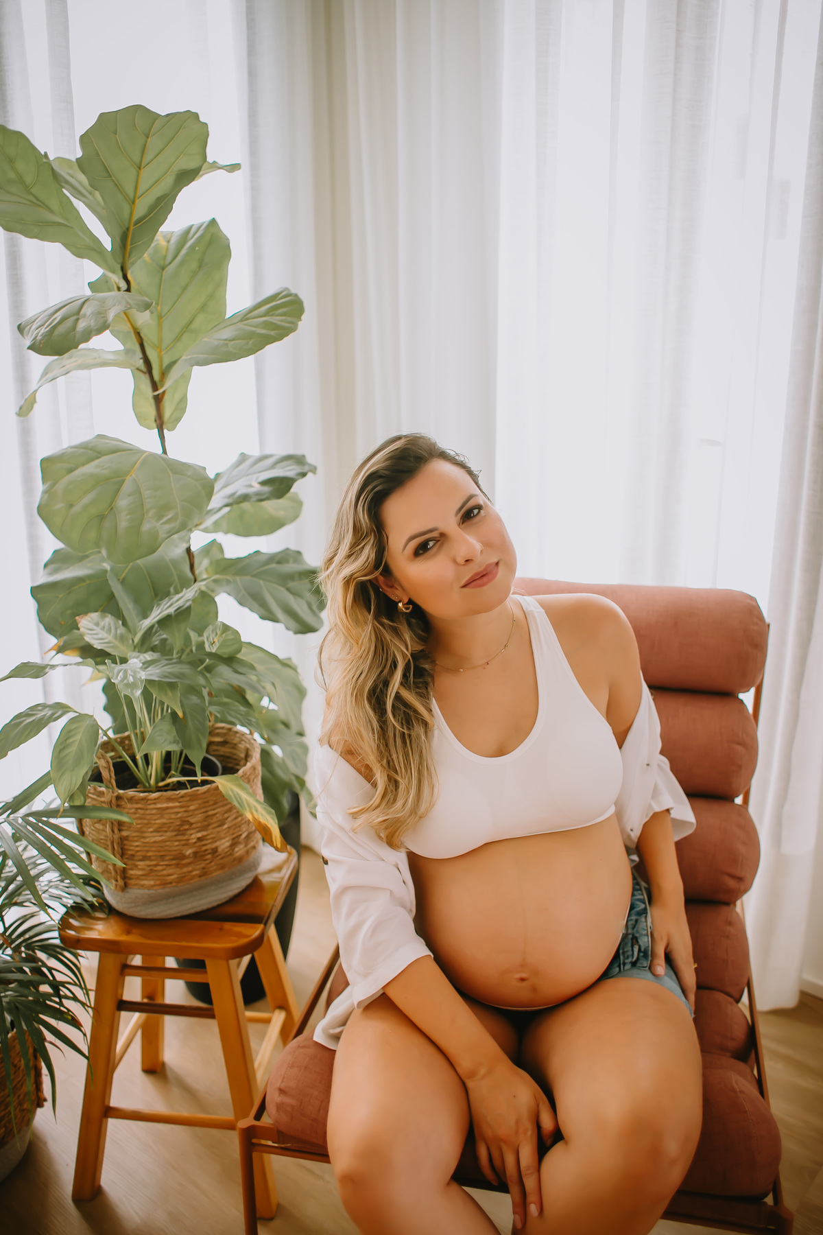 roupa para ensaio gestante