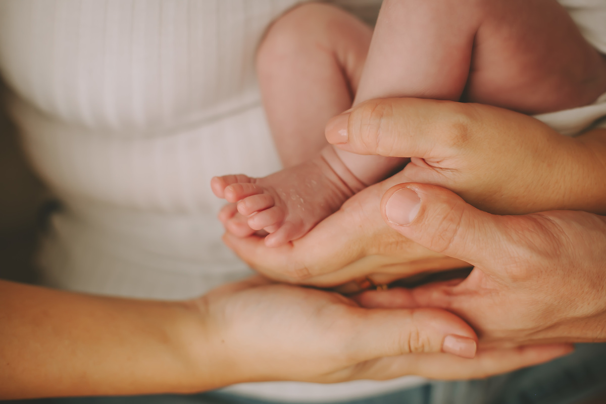 foto bebê recém nascido