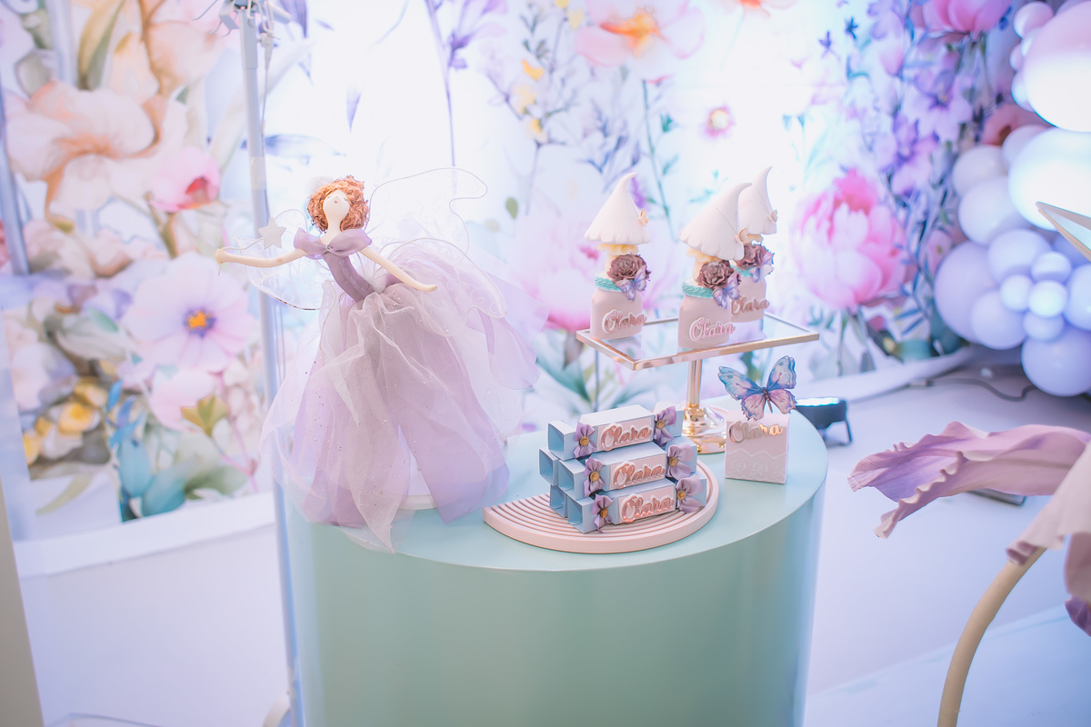 decoração jardim das fadas