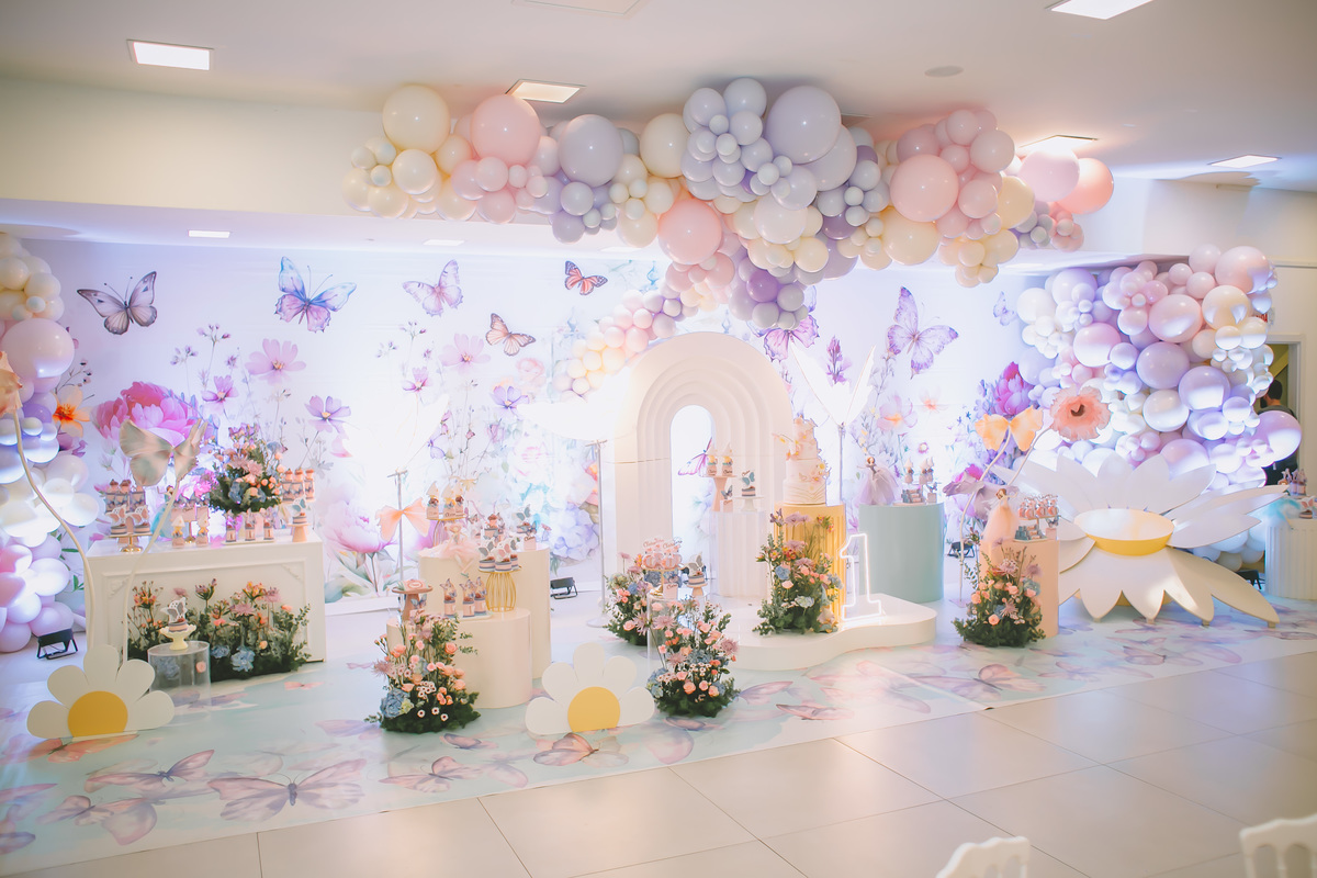 Decoração festa borboleta