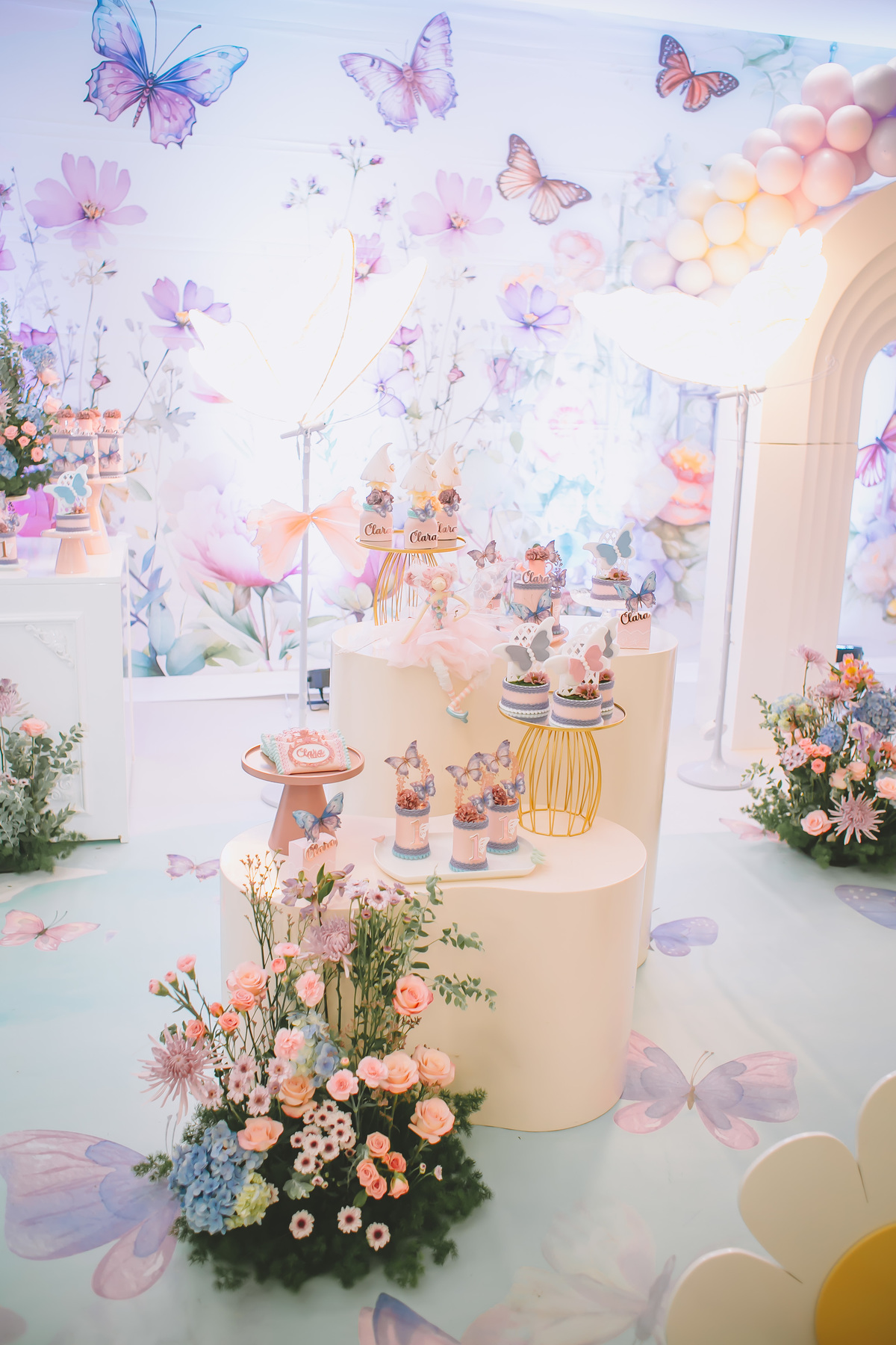 decoração jardim das fadas